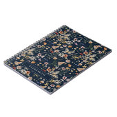 Navy Blue Wildflower Notitieboek (Linkerzijde)