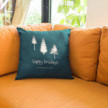 Navy Blue Winter Trees