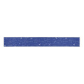 Navy Blue Wiskunde Formulas Grosgrain Lint (Voorkant)