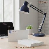 Navy Blue & Witte Strepen Professionele Boetiek Etiket