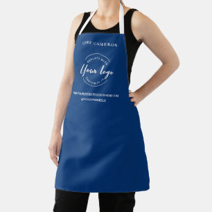 Navy blue Zakelijke Promotie Gepersonaliseerde Log Schort