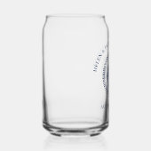 Navy Blue Zee Shell Blikvorm Glas (Rechts)