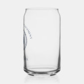 Navy Blue Zee Shell Blikvorm Glas (Links)