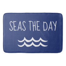 Navy Blue Zeeen the Day Waves Nautical