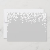 Navy BlueNight Lights Sterrenlichten Bedankkaart (Achterkant)