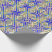 Navy Blues Alternative Diamond Pattern Cadeaupapier (Hoek)