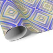 Navy Blues Alternative Diamond Pattern Cadeaupapier (Rol Hoek)