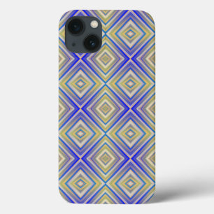 Navy Blues Alternative Diamond Pattern Case-Mate iPhone Case