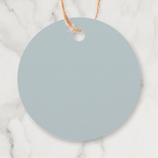 NAVY BLUSH BLUE FLORAL 25E JAAR JUBILEUM BEDANKJES LABELS (Achterkant)