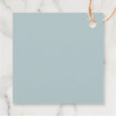 NAVY BLUSH BLUE FLORAL ALPHABETS NAME BRIEF Z BEDANKJES LABELS (Achterkant)