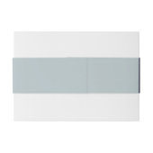 NAVY BLUSH BLUE FLORAL WATERVERF BUNCH WEDING UITNODIGINGEN WIKKEL (Achterkant Voorbeeld)