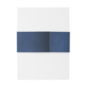 Navy Blush Bourgondische Rozen Lights Bruiloft Mon Uitnodigingen Wikkel (Achterkant Voorbeeld)