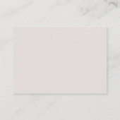 Navy Blush Bruiloft Detail Behuizing Kaart (Achterkant)