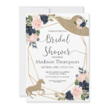 Navy Blush Derby Bridal Shower