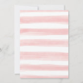 Navy Blush Floral drive by Baby shower Quarantine Kaart (Achterkant)