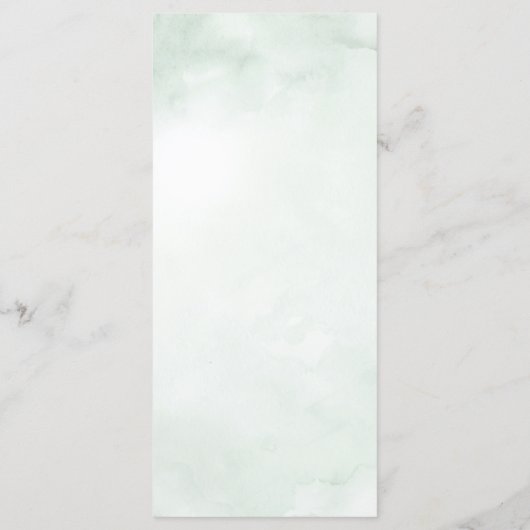 Navy Blush Floral Greenery Geometric Wedding Menu (Achterkant)