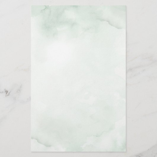 Navy Blush Floral Greenery Geometric Wedding Menu (Achterkant)