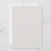 Navy Blush Geometric Monogram Modern Chic Wedding Kaart (Achterkant)