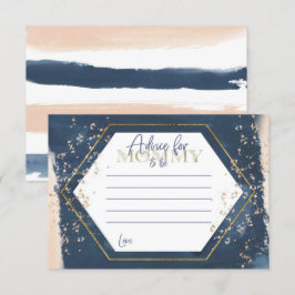 Navy Blush Gold Advies voor mama om kaarten te zij