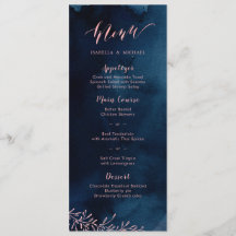 Navy blush kalligrafie rustieke bloemenbruiloft me