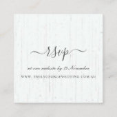 NAVY BOHO BLUSH FLORAL WREATH WEBSITE RSVP VIERKANTE VISITEKAARTJE (Achterkant)