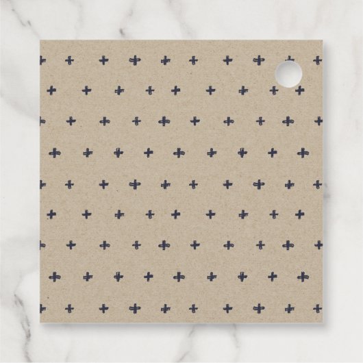 Navy Boho Oranje Blossom Botanical Wedding Bedankjes Labels (Achterkant)