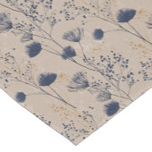 Navy Botanical Wildflower Table Runner Korte Tafelloper (Hoek)