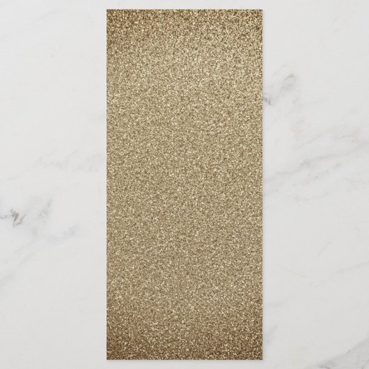 Navy Bourgogne Goud Confetti Bloemen Bruiloft Menu (Achterkant)