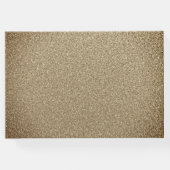 Navy Bourgondië Floral Quinceanera gastenboek (Achterkant)