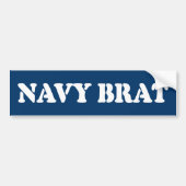 NAVY BRAT BUMPERSTICKER (Voorkant)