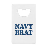 NAVY BRAT CREDITKAART FLESSENOPENER (Voorkant)