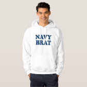 NAVY BRAT HOODIE (Voorkant volledig)