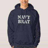 NAVY BRAT HOODIE (Voorkant)