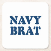 NAVY BRAT KARTONNEN ONDERZETTERS (Voorkant)