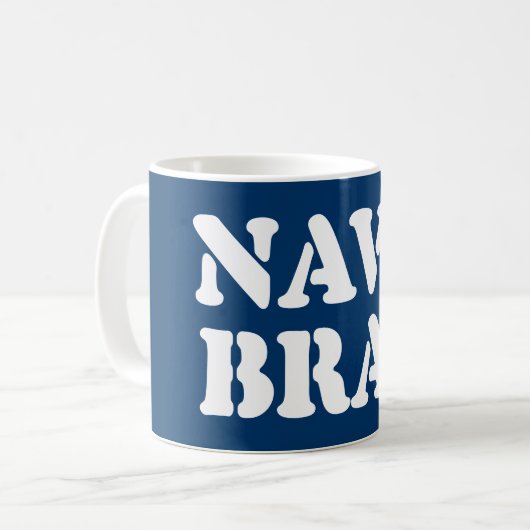 NAVY BRAT KOFFIEMOK (Voorkant links)