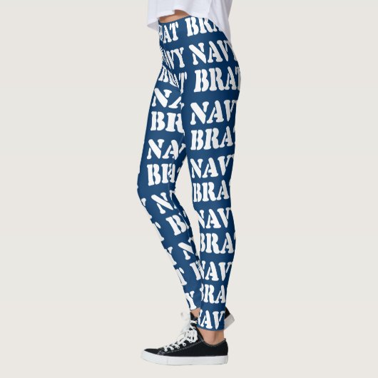 NAVY BRAT LEGGINGS (Links)