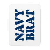 NAVY BRAT MAGNEET (Verticaal)