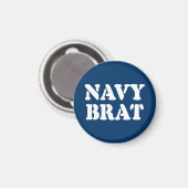 NAVY BRAT MAGNEET (Voorkant / Achterkant)