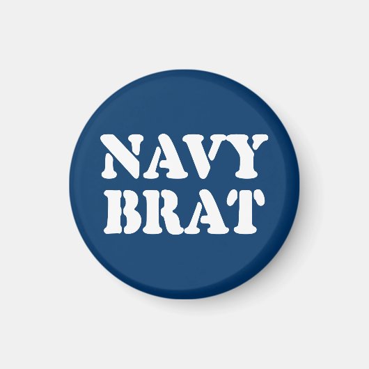 NAVY BRAT MAGNEET (Voorkant)