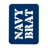 NAVY BRAT MAGNEET (Verticaal)
