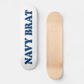 NAVY BRAT PERSOONLIJK SKATEBOARD (Voorkant)