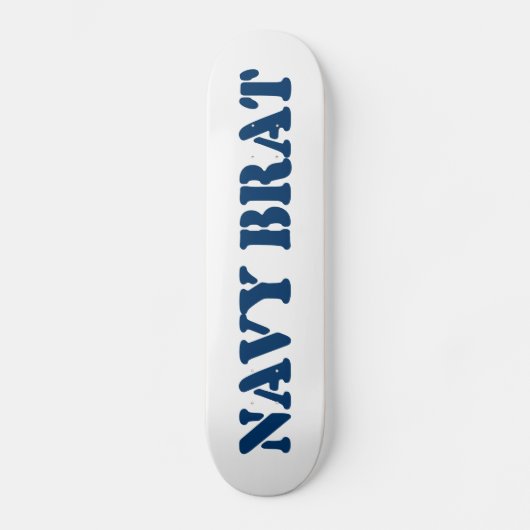 NAVY BRAT PERSOONLIJK SKATEBOARD (Voorkant)