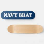 NAVY BRAT PERSOONLIJK SKATEBOARD (Horizontaal)