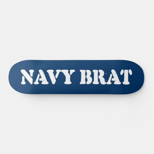 NAVY BRAT PERSOONLIJK SKATEBOARD (Horizontaal)