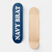 NAVY BRAT PERSOONLIJK SKATEBOARD (Voorkant)