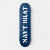 NAVY BRAT PERSOONLIJK SKATEBOARD (Voorkant)