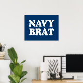 NAVY BRAT POSTER (Thuiskantoor)