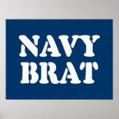 NAVY BRAT POSTER (Voorkant)