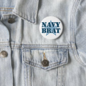 Navy Brat Ronde Button 5,7 Cm (In situ)