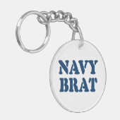 NAVY BRAT SLEUTELHANGER (Voorkant Links)